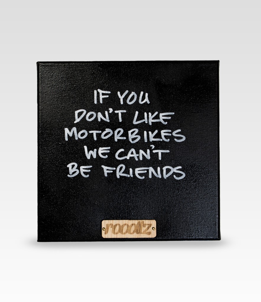 Wallword - If you don't like motorbikes we can't be friends