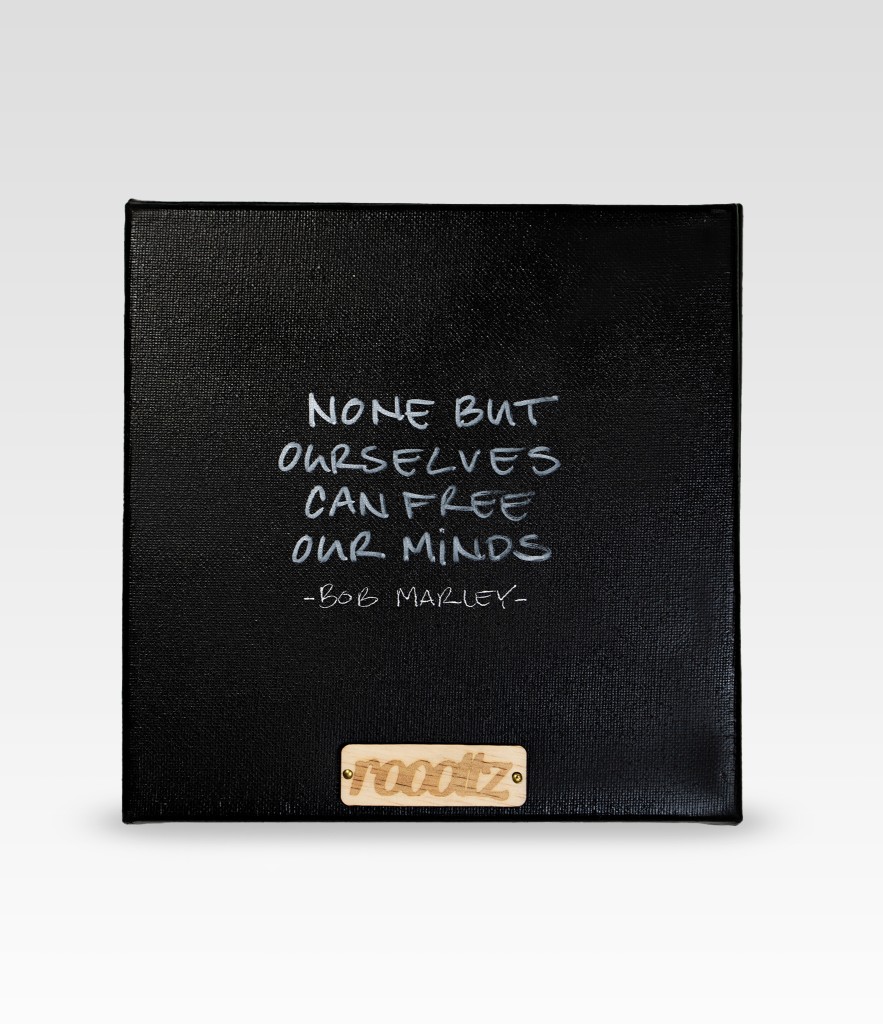 Wallword - None but ourselves can free our minds