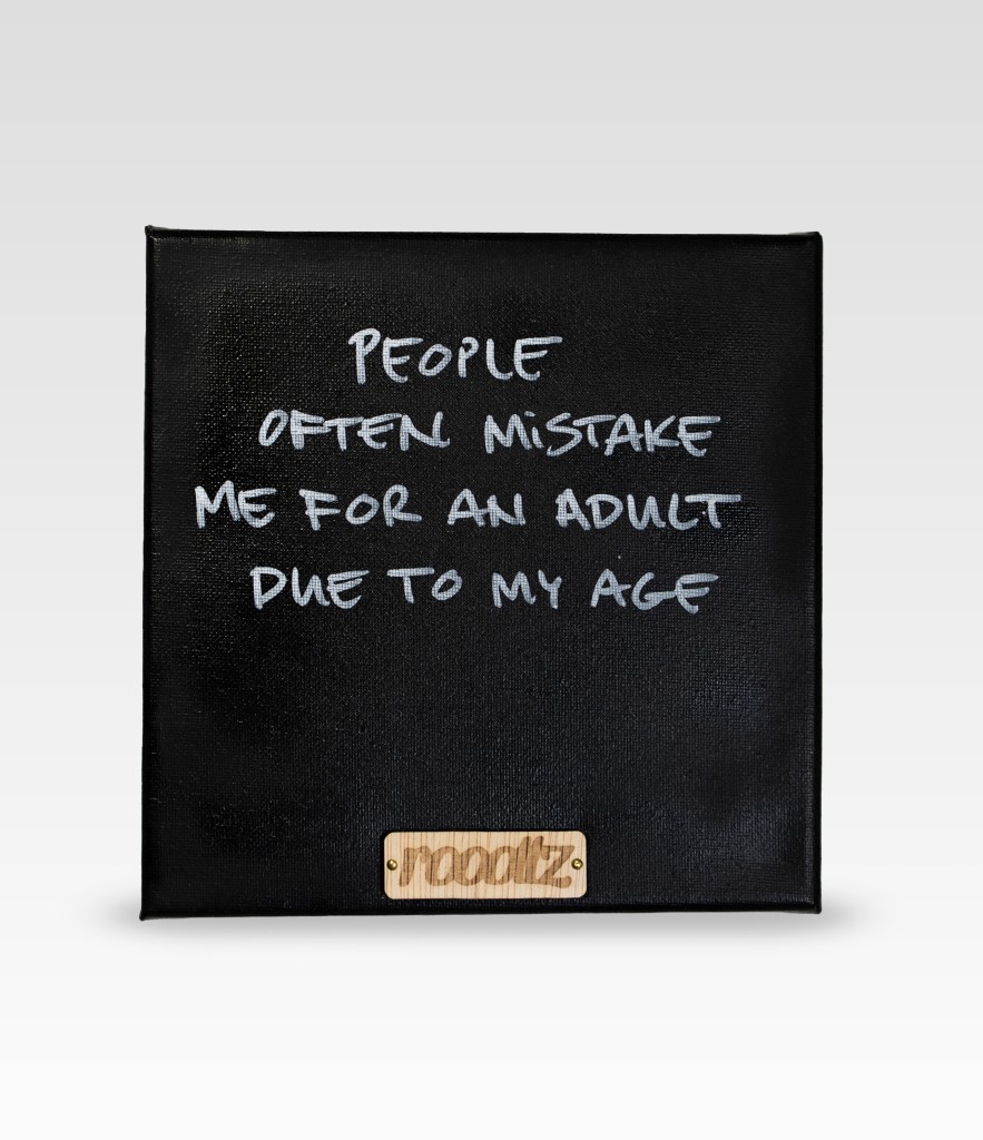 Wallword - People often mistake me from an adult due to my age